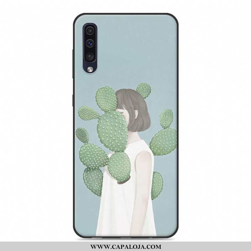 Capa Samsung Galaxy A50 Soft Pequena Silicone Criativas Branco, Capas Samsung Galaxy A50 Protetoras 