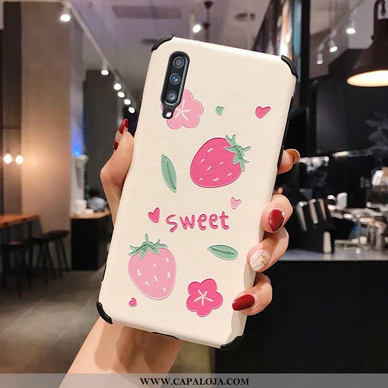 Capa Samsung Galaxy A50 Tendencia Cases Silicone Rosa, Capas Samsung Galaxy A50 Soft Baratas