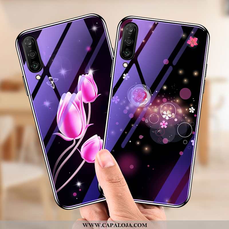 Capa Samsung Galaxy A50 Vidro Protetoras Soft Blu Roxo, Capas Samsung Galaxy A50 Desenho Animado Bar