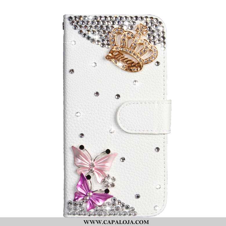 Capa Samsung Galaxy A50s Strass Feminino Cover Florida Branco, Capas Samsung Galaxy A50s Couro Barat