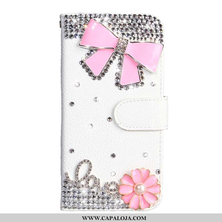 Capa Samsung Galaxy A50s Strass Feminino Cover Florida Branco, Capas Samsung Galaxy A50s Couro Barat