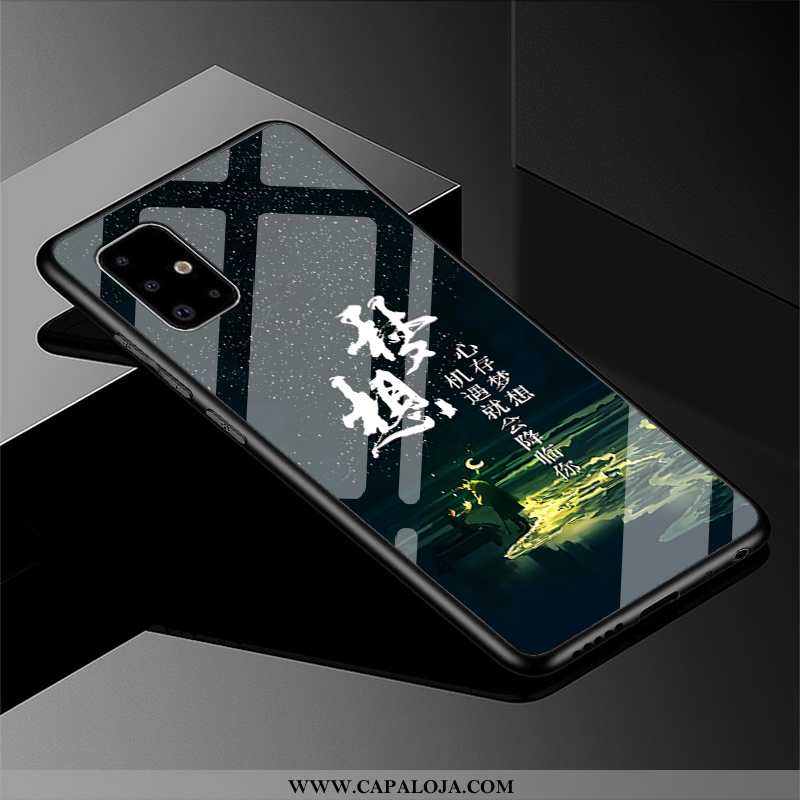 Capa Samsung Galaxy A51 Personalizada Casal Capas Fosco Preto, Samsung Galaxy A51 Tendencia Online