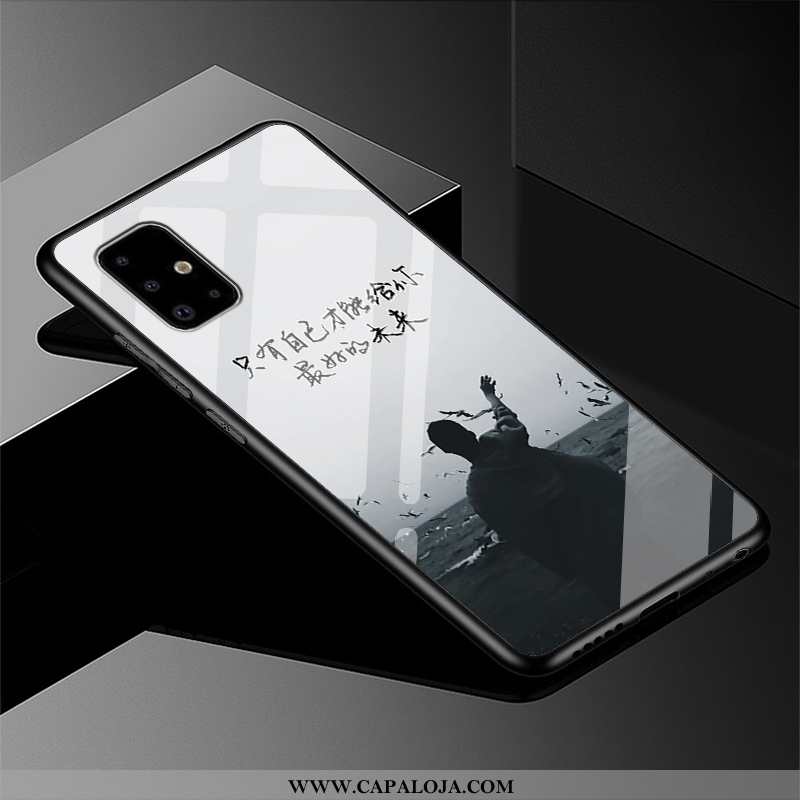 Capa Samsung Galaxy A51 Personalizada Casal Capas Fosco Preto, Samsung Galaxy A51 Tendencia Online