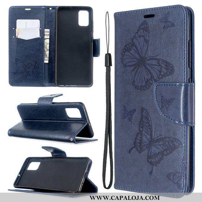 Capa Samsung Galaxy A51 Protetoras Telemóvel Couro Antiqueda Roxo, Capas Samsung Galaxy A51 Silicone