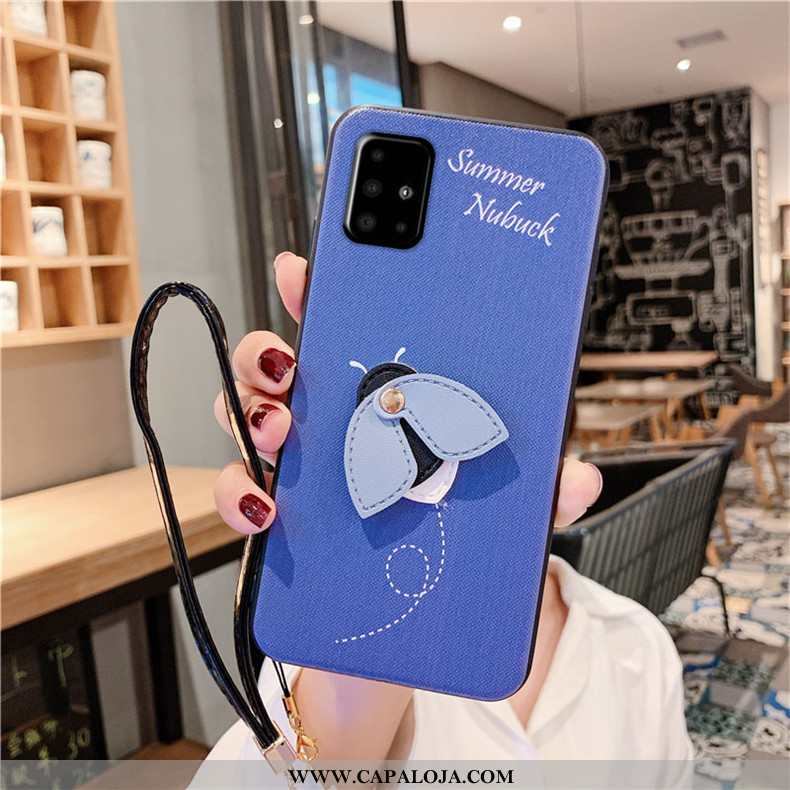 Capa Samsung Galaxy A51 Soft Telemóvel Azul Capas, Samsung Galaxy A51 Protetoras Venda