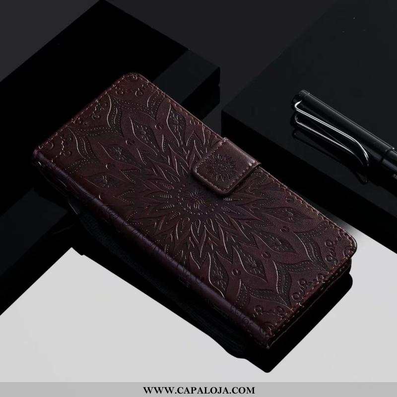 Capa Samsung Galaxy A60 Couro Capas Cases Telemóvel Cinza, Samsung Galaxy A60 Protetoras Venda