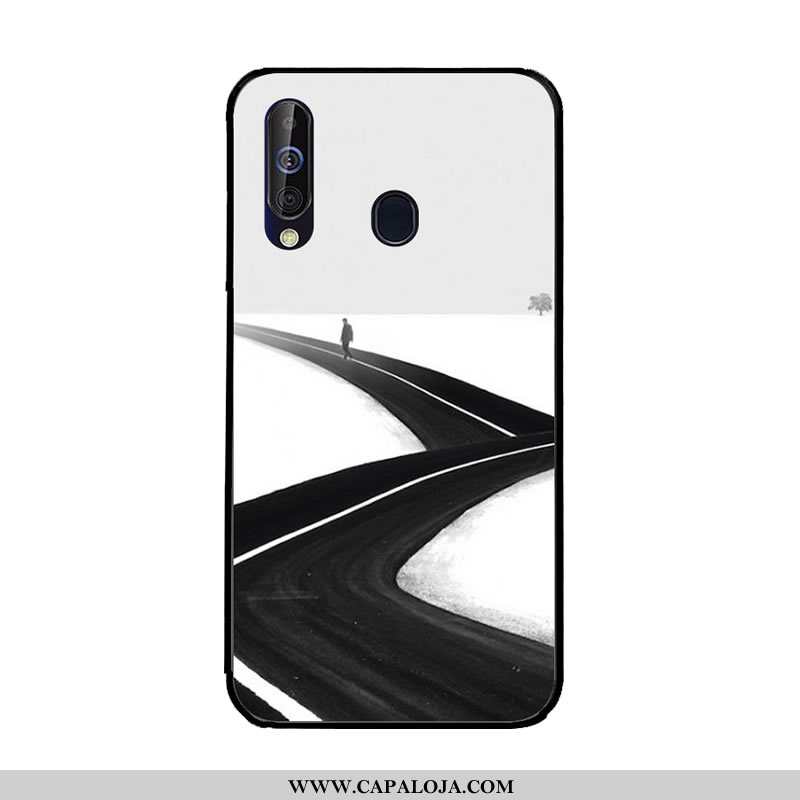 Capa Samsung Galaxy A60 Protetoras Azul Escuro Capas Antiqueda, Samsung Galaxy A60 Soft Baratos