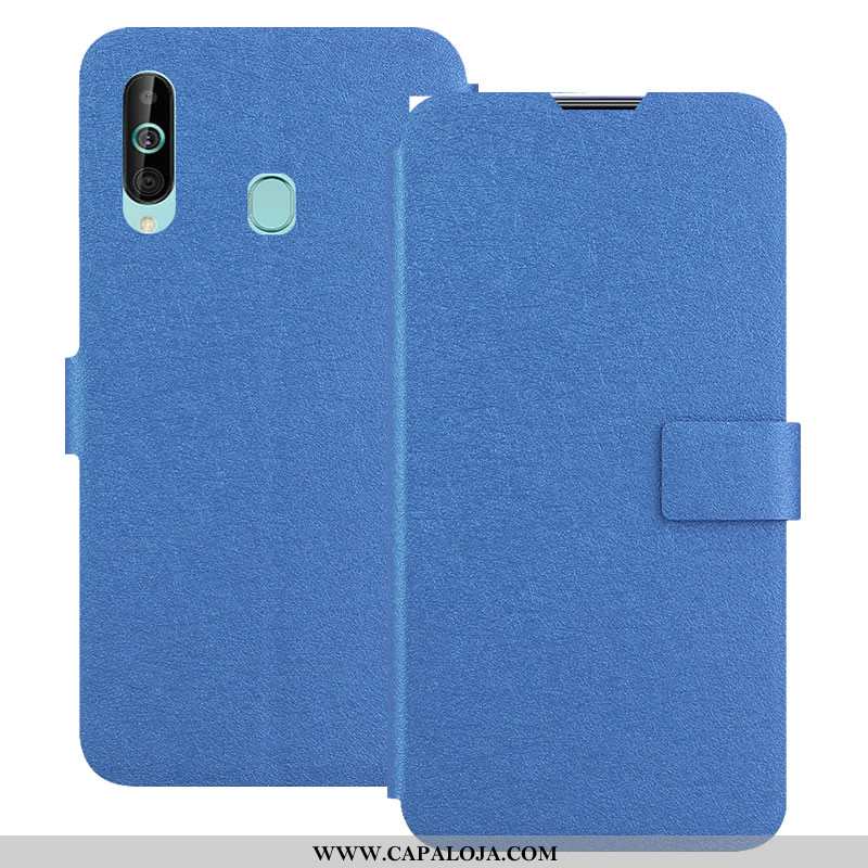 Capa Samsung Galaxy A60 Protetoras Cases Cover Telemóvel Azul, Capas Samsung Galaxy A60 Couro Venda