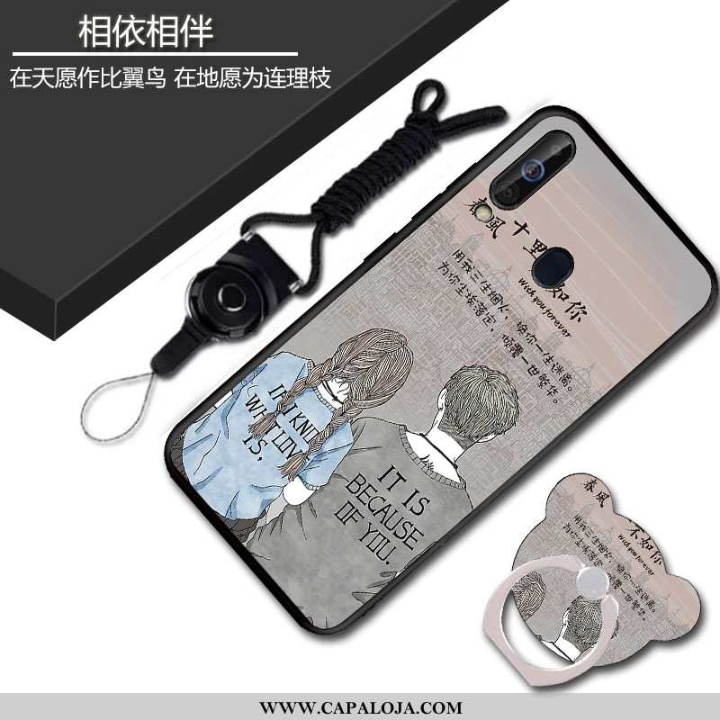 Capa Samsung Galaxy A60 Protetoras Vermelha Antiqueda Polegadas Azul, Capas Samsung Galaxy A60 Silic