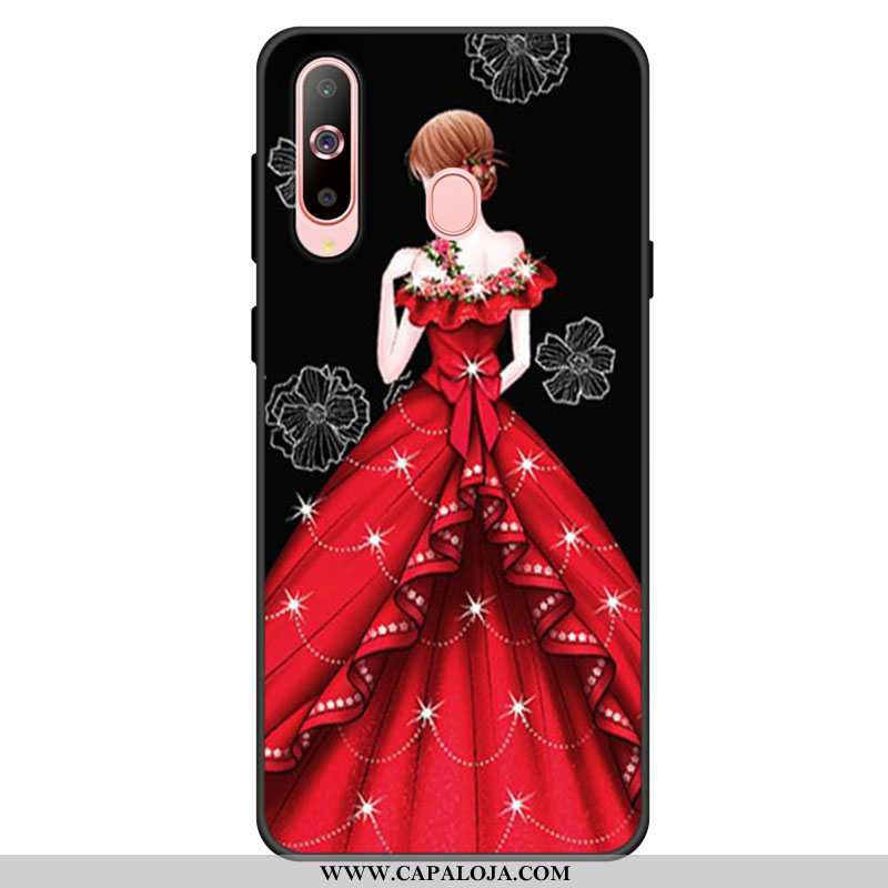 Capa Samsung Galaxy A60 Silicone Cases Protetoras Capas Vermelho, Samsung Galaxy A60 Soft Online