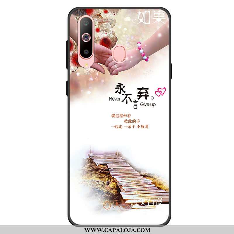 Capa Samsung Galaxy A60 Silicone Novas Antiqueda Capas Rosa, Samsung Galaxy A60 Personalizada Barato