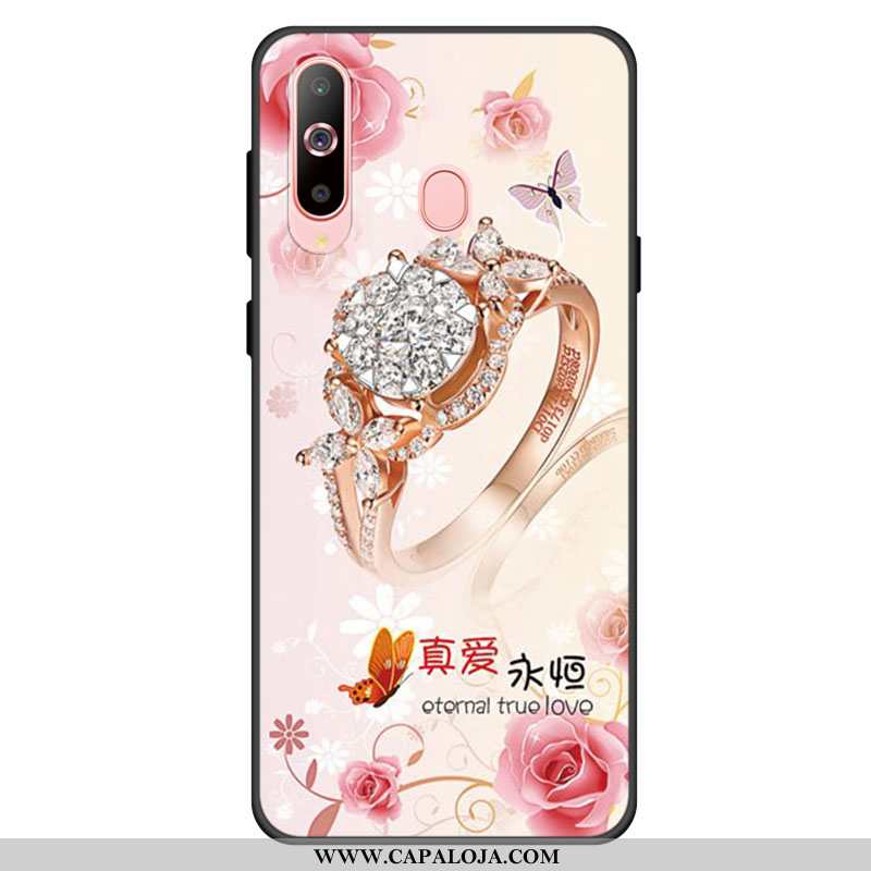 Capa Samsung Galaxy A60 Silicone Novas Antiqueda Capas Rosa, Samsung Galaxy A60 Personalizada Barato