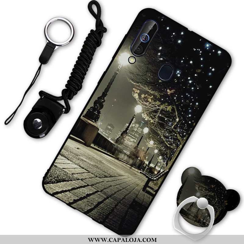 Capa Samsung Galaxy A60 Soft Antiqueda Capas Telemóvel Vermelho, Samsung Galaxy A60 Feminino Baratos