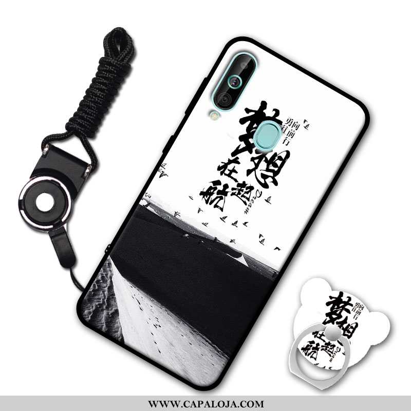 Capa Samsung Galaxy A60 Soft Capas Branco Tampa, Samsung Galaxy A60 Protetoras Barato