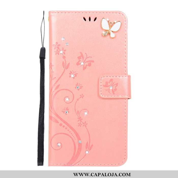 Capa Samsung Galaxy A60 Soft Telemóvel Cordao Couro Rosa, Capas Samsung Galaxy A60 Silicone Online