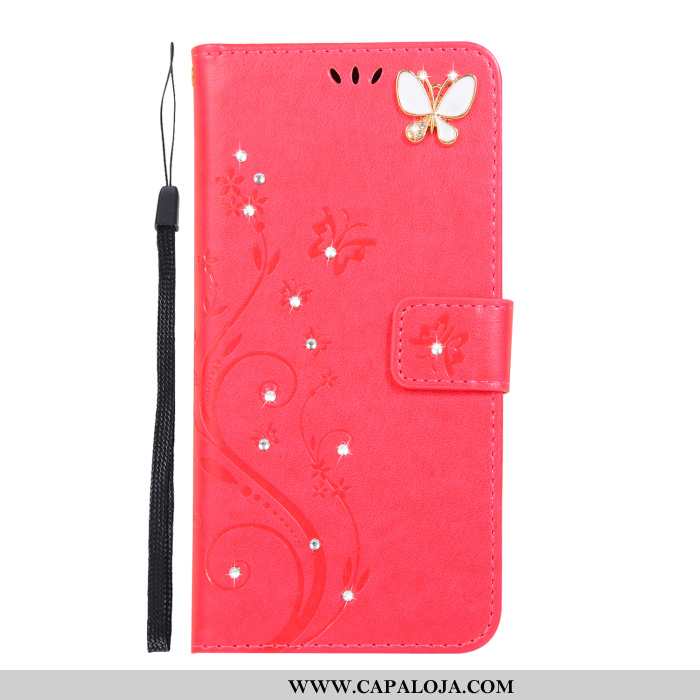 Capa Samsung Galaxy A60 Soft Telemóvel Cordao Couro Rosa, Capas Samsung Galaxy A60 Silicone Online