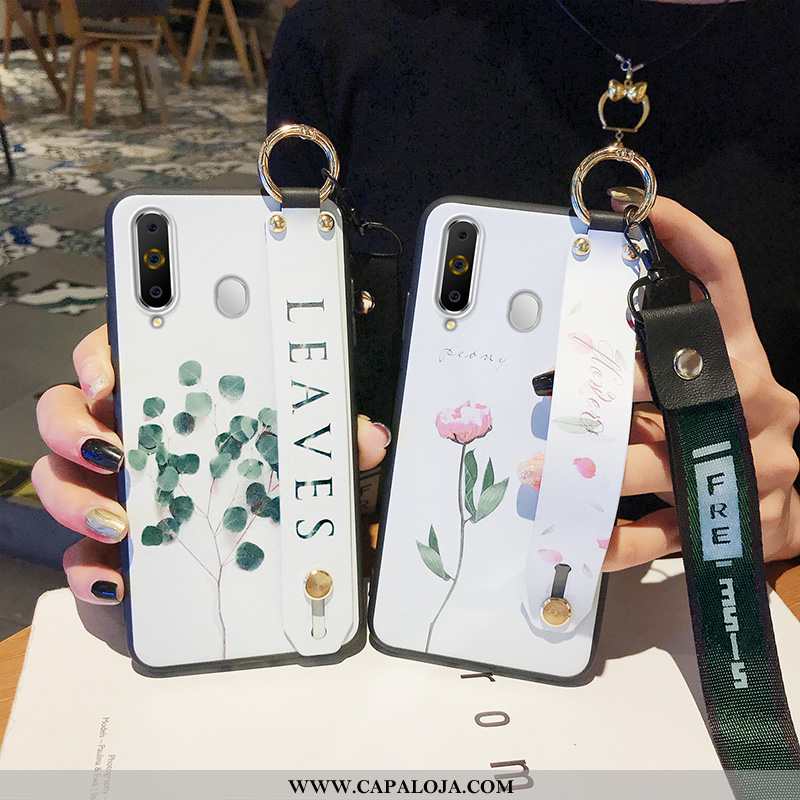 Capa Samsung Galaxy A60 Tendencia Completa Criativas Cases Branco, Capas Samsung Galaxy A60 Soft Bar