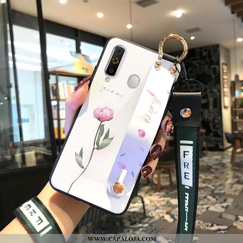 Capa Samsung Galaxy A60 Tendencia Completa Criativas Cases Branco, Capas Samsung Galaxy A60 Soft Bar