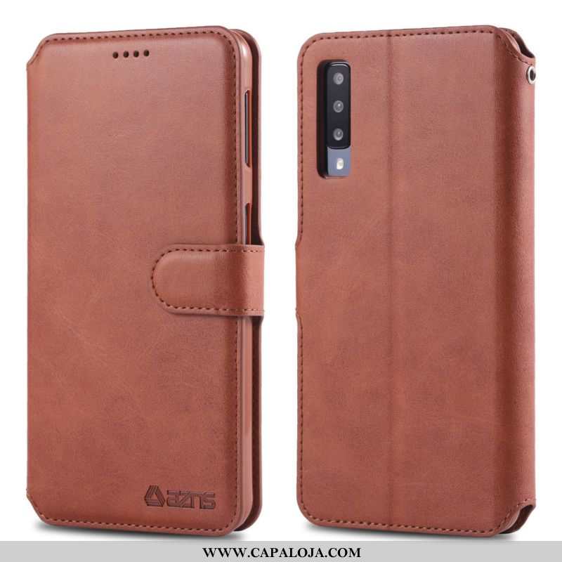 Capa Samsung Galaxy A70 Couro Capas Masculino Carteira Vermelho, Samsung Galaxy A70 Soft Comprar