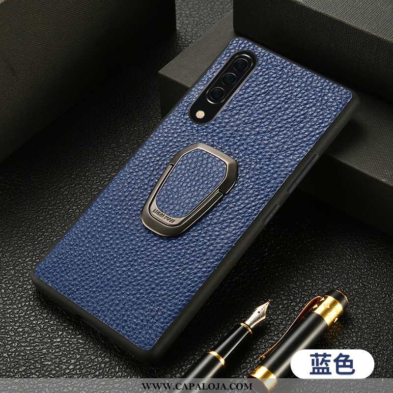 Capa Samsung Galaxy A70 Protetoras Business De Grau Suporte Castanho, Capas Samsung Galaxy A70 Couro