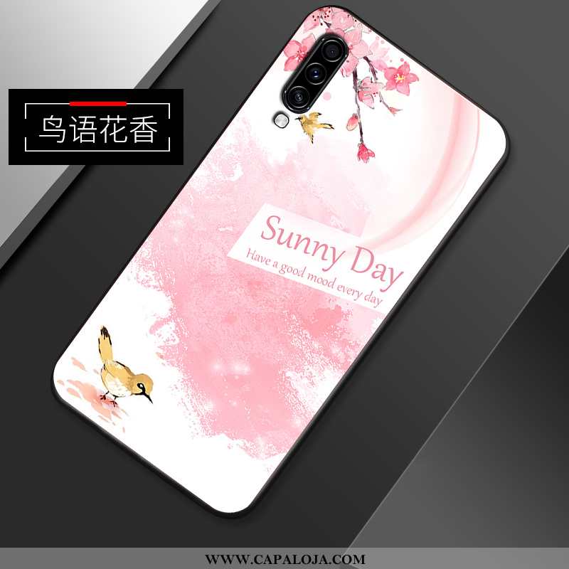 Capa Samsung Galaxy A70 Protetoras Criativas Soft Antiqueda Rosa, Capas Samsung Galaxy A70 Silicone 