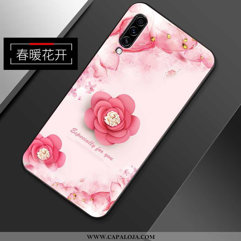 Capa Samsung Galaxy A70 Protetoras Criativas Soft Antiqueda Rosa, Capas Samsung Galaxy A70 Silicone 