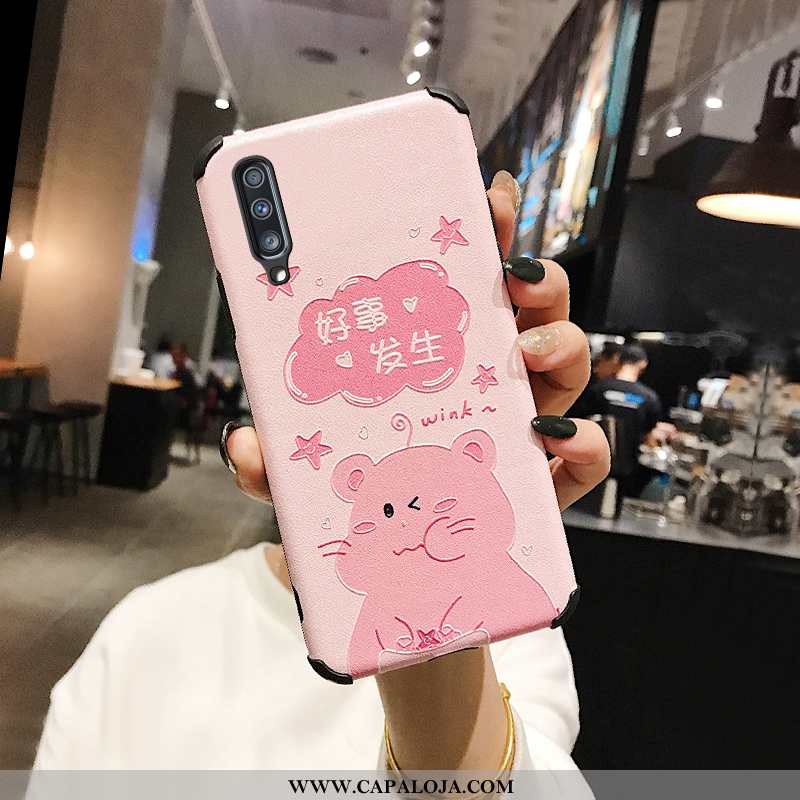 Capa Samsung Galaxy A70 Soft Nova Rosa Slim, Capas Samsung Galaxy A70 Personalizada Promoção