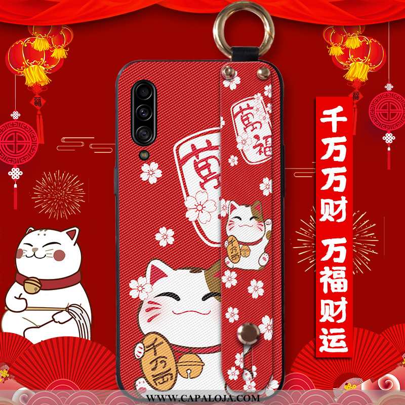 Capa Samsung Galaxy A70 Tendencia Para Reveillon Wrisband Catinet Vermelho, Capas Samsung Galaxy A70