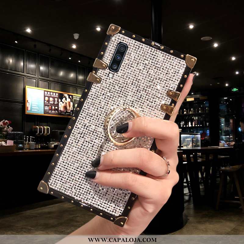 Capa Samsung Galaxy A70 Tendencia Vintage Antiqueda Cravejado Dourado, Capas Samsung Galaxy A70 Prot