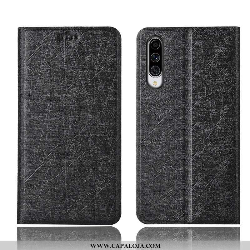 Capa Samsung Galaxy A70s Couro Telemóvel Cases Antiqueda Dourado, Capas Samsung Galaxy A70s Protetor