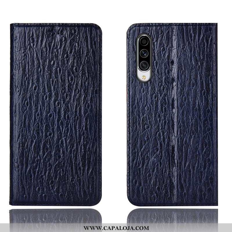 Capa Samsung Galaxy A70s Protetoras Completa Pássaro Capas Castanho, Samsung Galaxy A70s Couro Legit