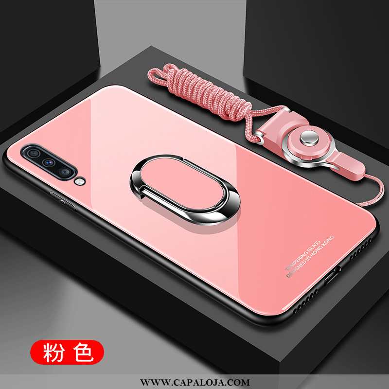 Capa Samsung Galaxy A70s Silicone Antiqueda Criativas Cases Rosa, Capas Samsung Galaxy A70s Vidro Co