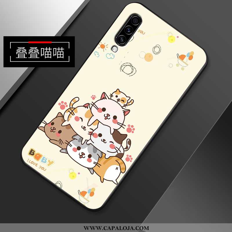 Capa Samsung Galaxy A70s Silicone Capas Desenho Animado Malha Cinza, Samsung Galaxy A70s Fosco Barat