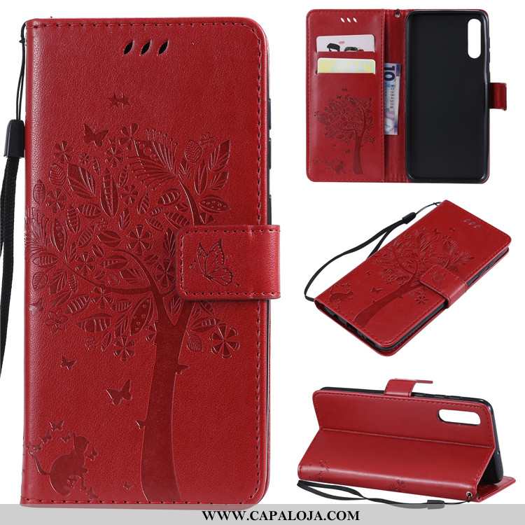 Capa Samsung Galaxy A70s Soft Antiqueda Couro Cases Vermelho, Capas Samsung Galaxy A70s Protetoras O