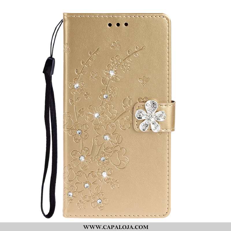 Capa Samsung Galaxy A71 Couro Antiqueda Florais Capas Roxo, Samsung Galaxy A71 Protetoras Baratas