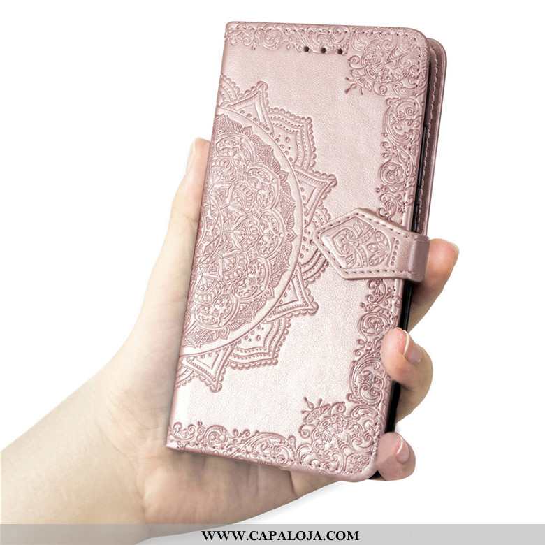 Capa Samsung Galaxy A71 Couro Completa Rosa Silicone, Capas Samsung Galaxy A71 Soft Promoção