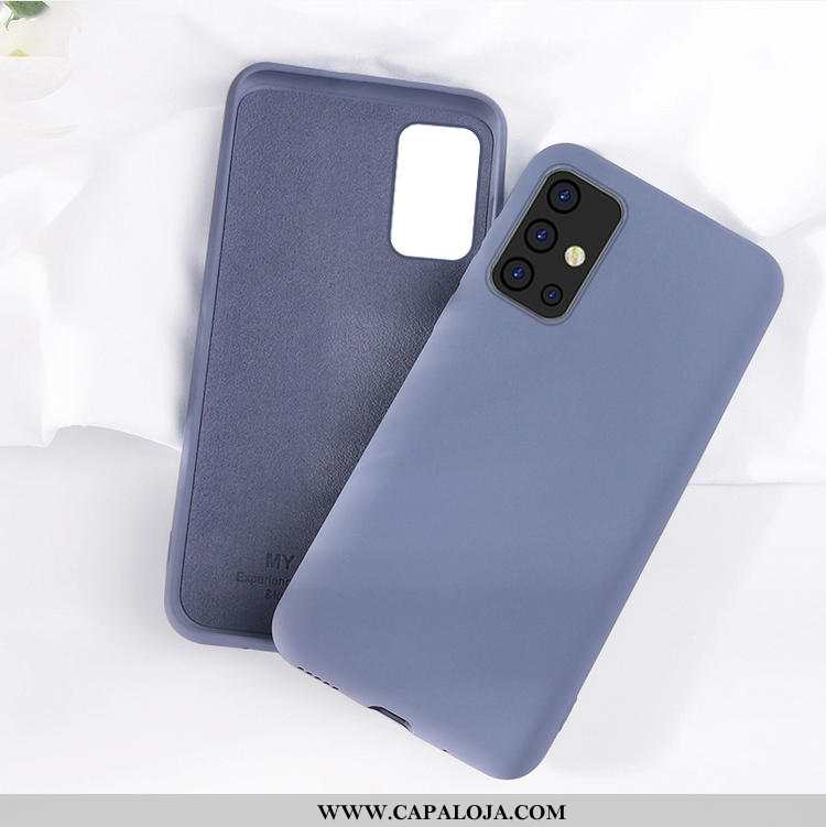 Capa Samsung Galaxy A71 Protetoras Capas Nova Feminino Azul Escuro, Samsung Galaxy A71 Soft Baratos