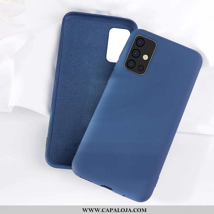 Capa Samsung Galaxy A71 Protetoras Capas Nova Feminino Azul Escuro, Samsung Galaxy A71 Soft Baratos