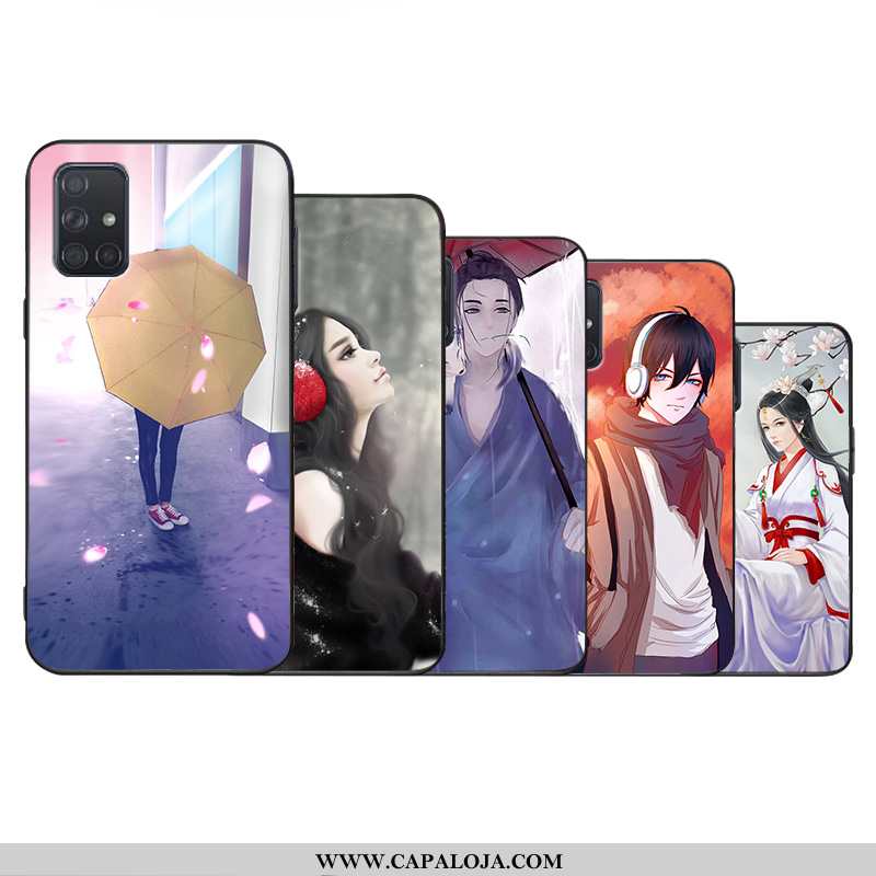 Capa Samsung Galaxy A71 Soft Silicone Slim Cases Roxo, Capas Samsung Galaxy A71 Super Barato