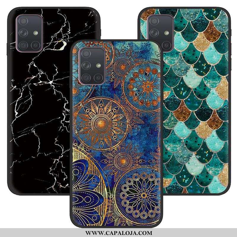 Capa Samsung Galaxy A71 Tendencia Capas Criativas Desenho Animado Verde, Samsung Galaxy A71 Soft Com