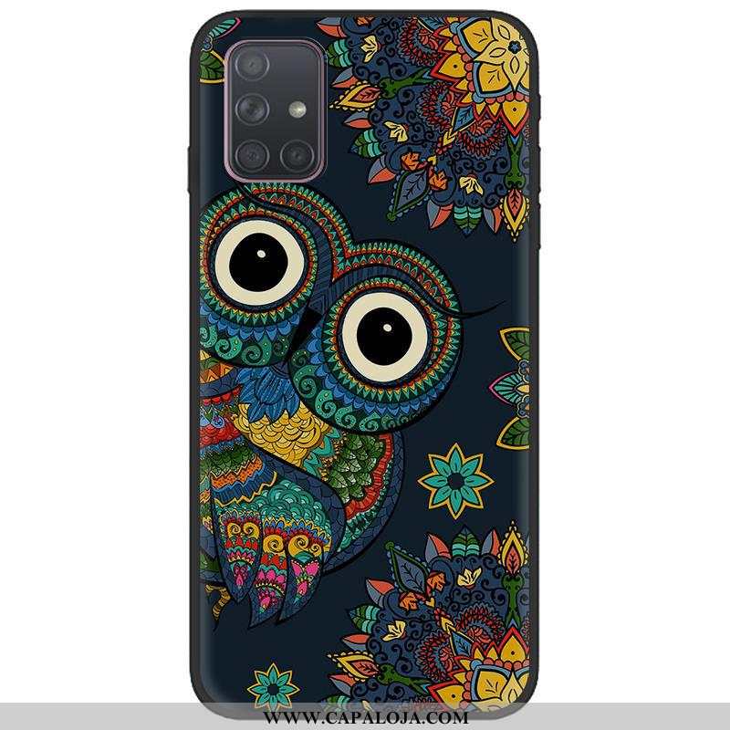 Capa Samsung Galaxy A71 Tendencia Capas Criativas Desenho Animado Verde, Samsung Galaxy A71 Soft Com