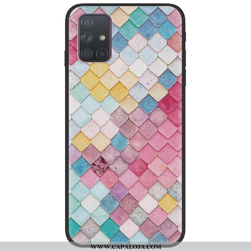 Capa Samsung Galaxy A71 Tendencia Capas Criativas Desenho Animado Verde, Samsung Galaxy A71 Soft Com