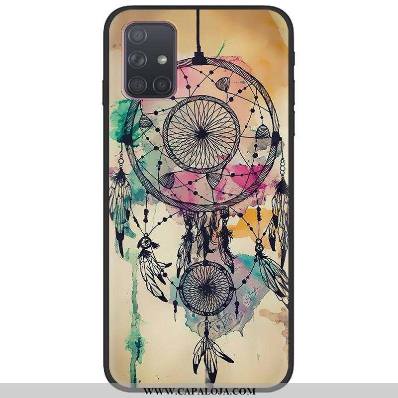 Capa Samsung Galaxy A71 Tendencia Capas Criativas Desenho Animado Verde, Samsung Galaxy A71 Soft Com