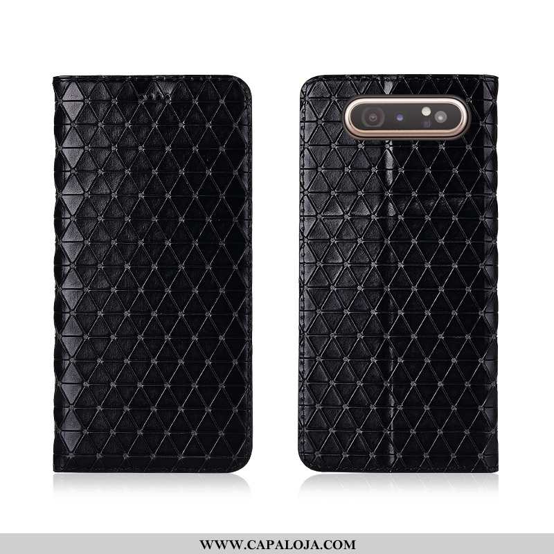 Capa Samsung Galaxy A80 Couro Genuíno Capas Antiqueda Nova Rosa, Samsung Galaxy A80 Couro Baratas