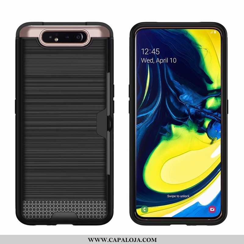 Capa Samsung Galaxy A80 Criativas Capas Telemóvel Preto, Samsung Galaxy A80 Protetoras Baratos