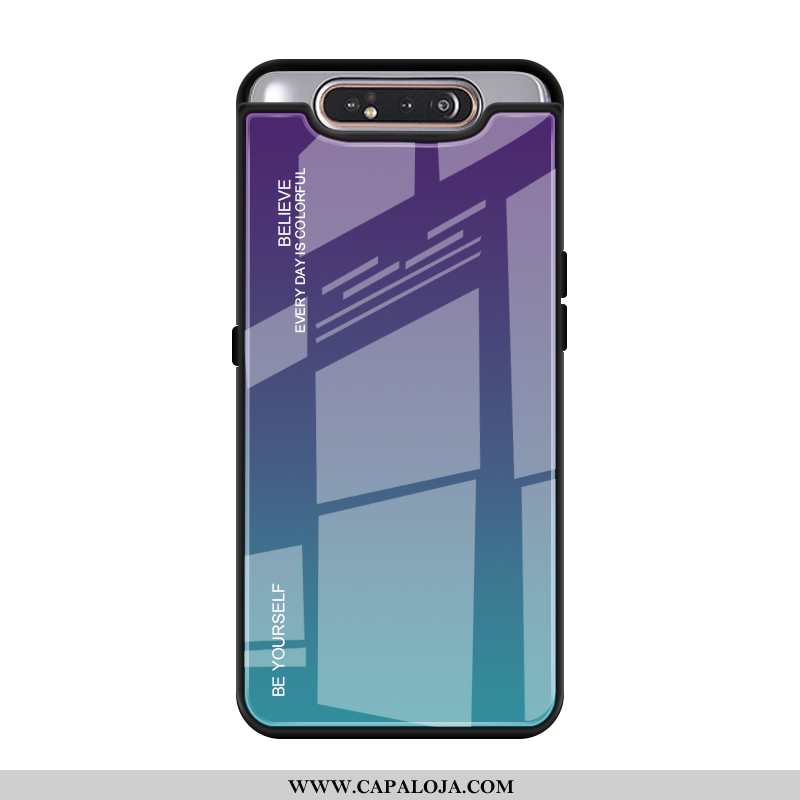 Capa Samsung Galaxy A80 Criativas Cases Capas Gradiente Roxo, Samsung Galaxy A80 Protetoras Baratas