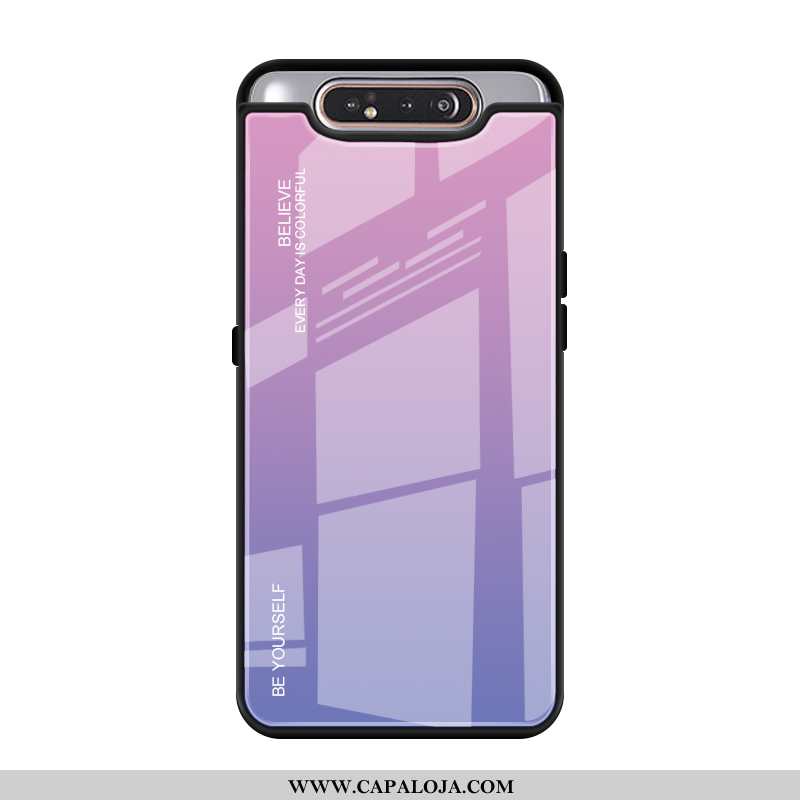 Capa Samsung Galaxy A80 Criativas Cases Capas Gradiente Roxo, Samsung Galaxy A80 Protetoras Baratas