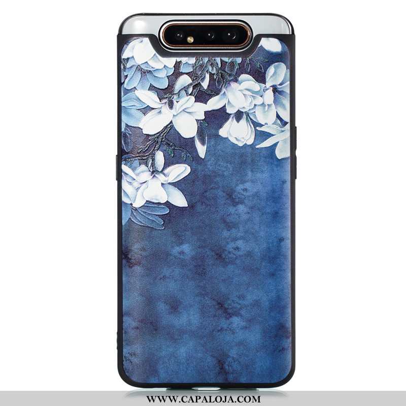 Capa Samsung Galaxy A80 Desenho Animado Telemóvel Personalizado 2020 Azul, Capas Samsung Galaxy A80 