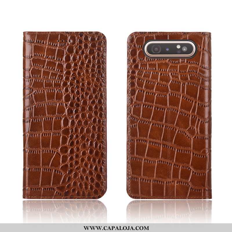 Capa Samsung Galaxy A80 Protetoras Capas Couro Cover Castanho, Samsung Galaxy A80 Silicone Comprar