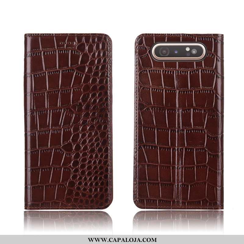 Capa Samsung Galaxy A80 Protetoras Capas Couro Cover Castanho, Samsung Galaxy A80 Silicone Comprar